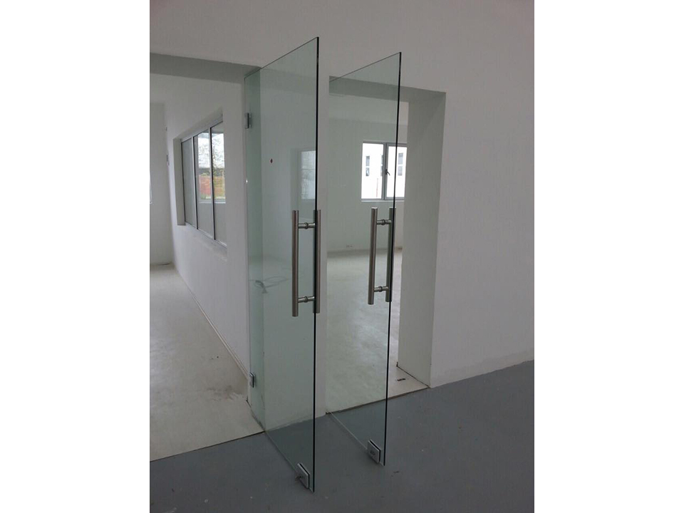 Glass doors