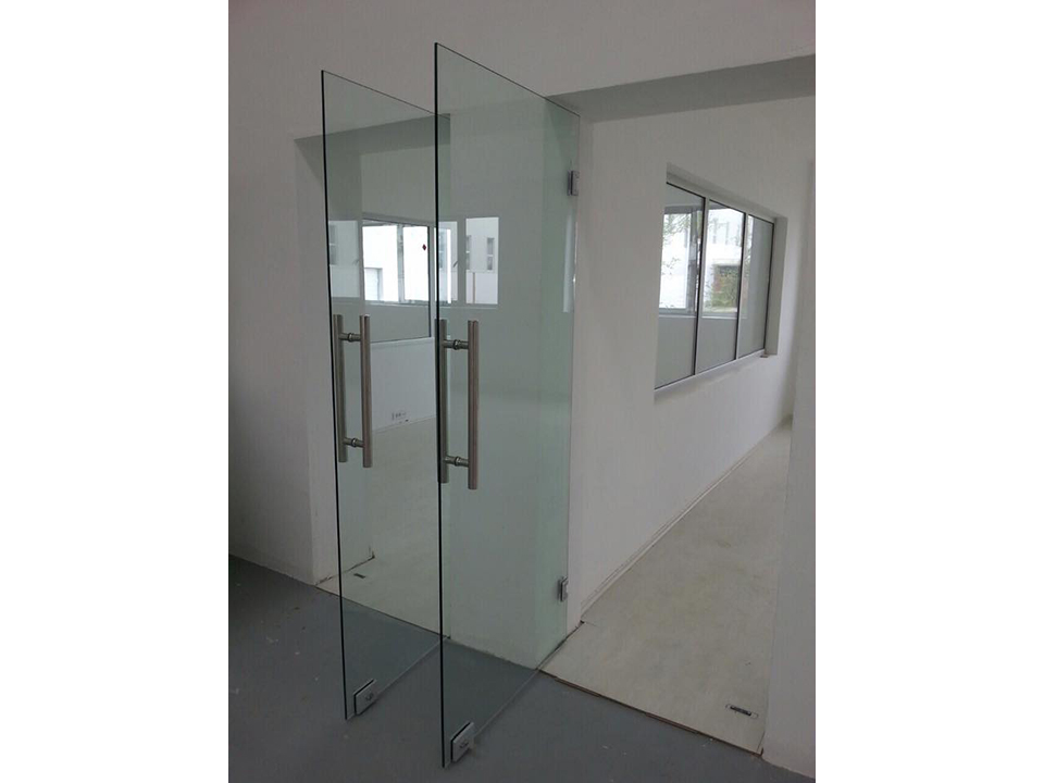 Glass doors